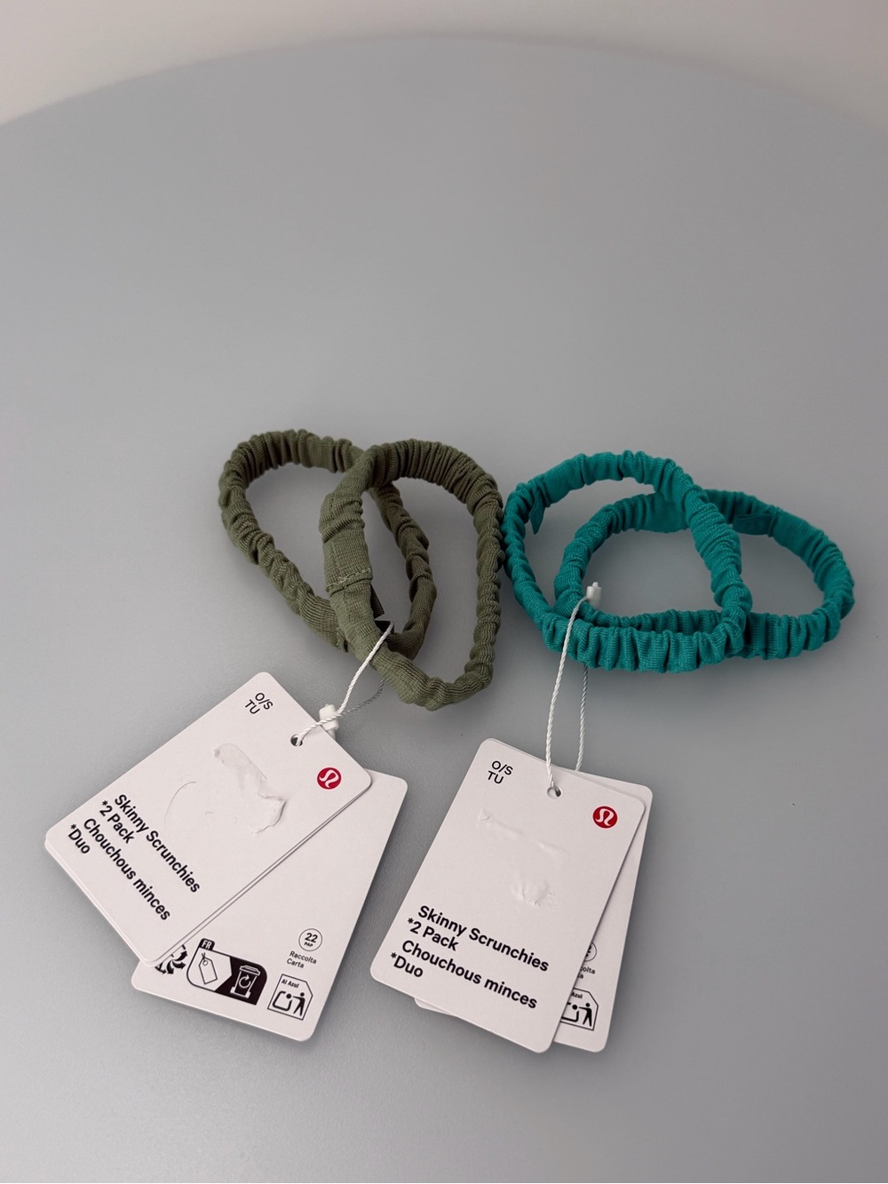 !BUNDLE 4pcs - lululemon athletica Skinny Scrunchies 2-Pack
